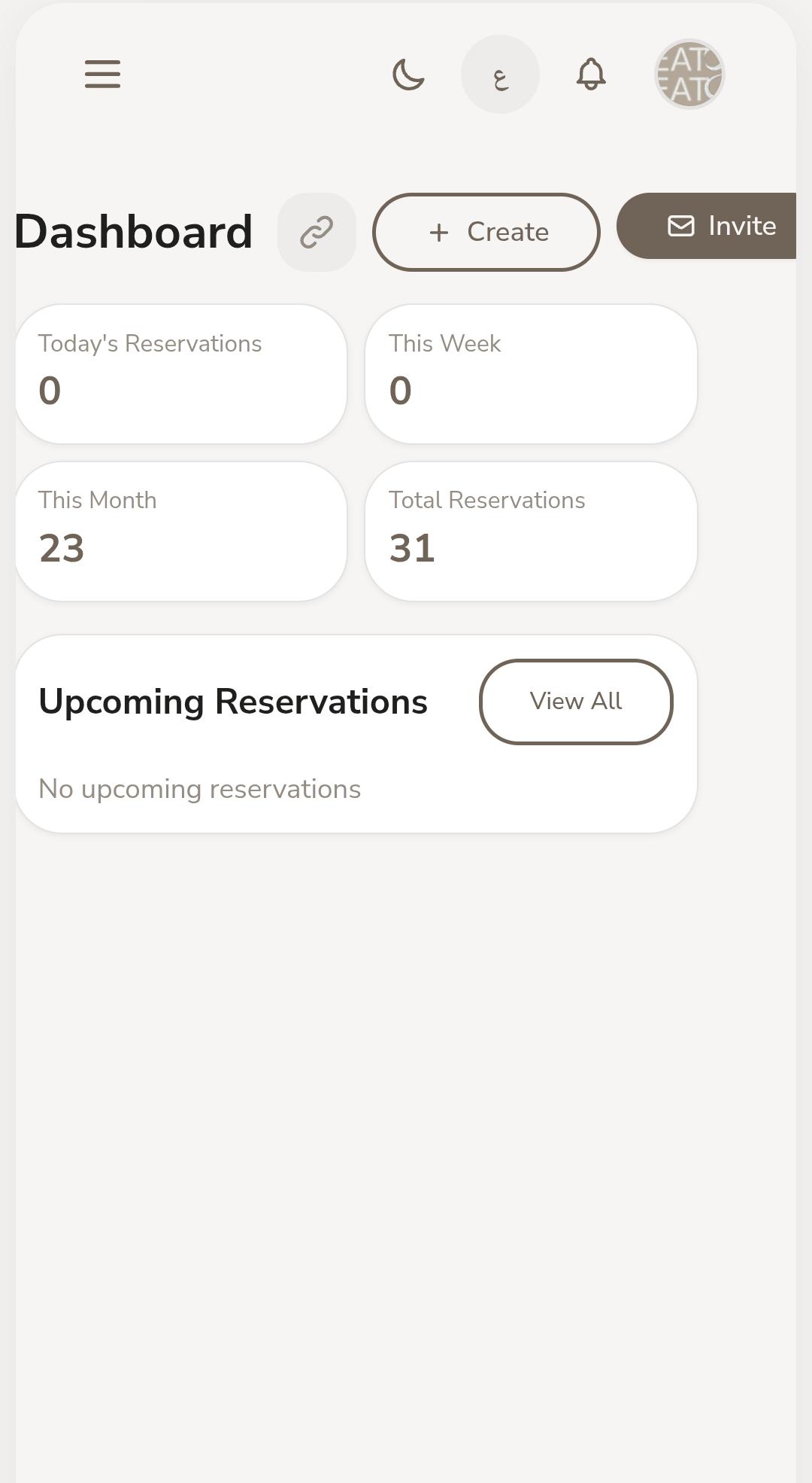 Dashboard Overview